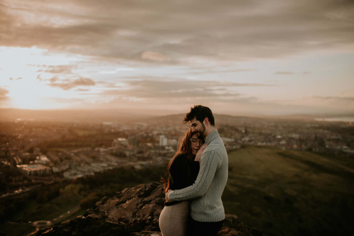 Engagement photos Edinburgh - Arthur's Seat