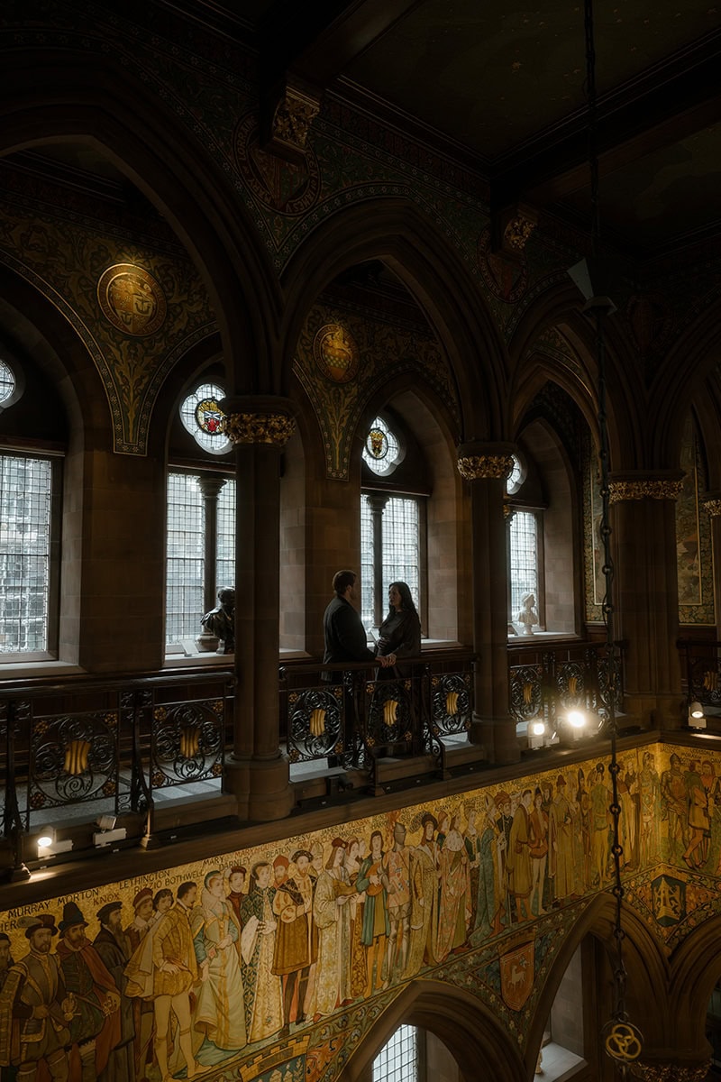 scottish national portrait gallery couple photoshoot edinburgh 3