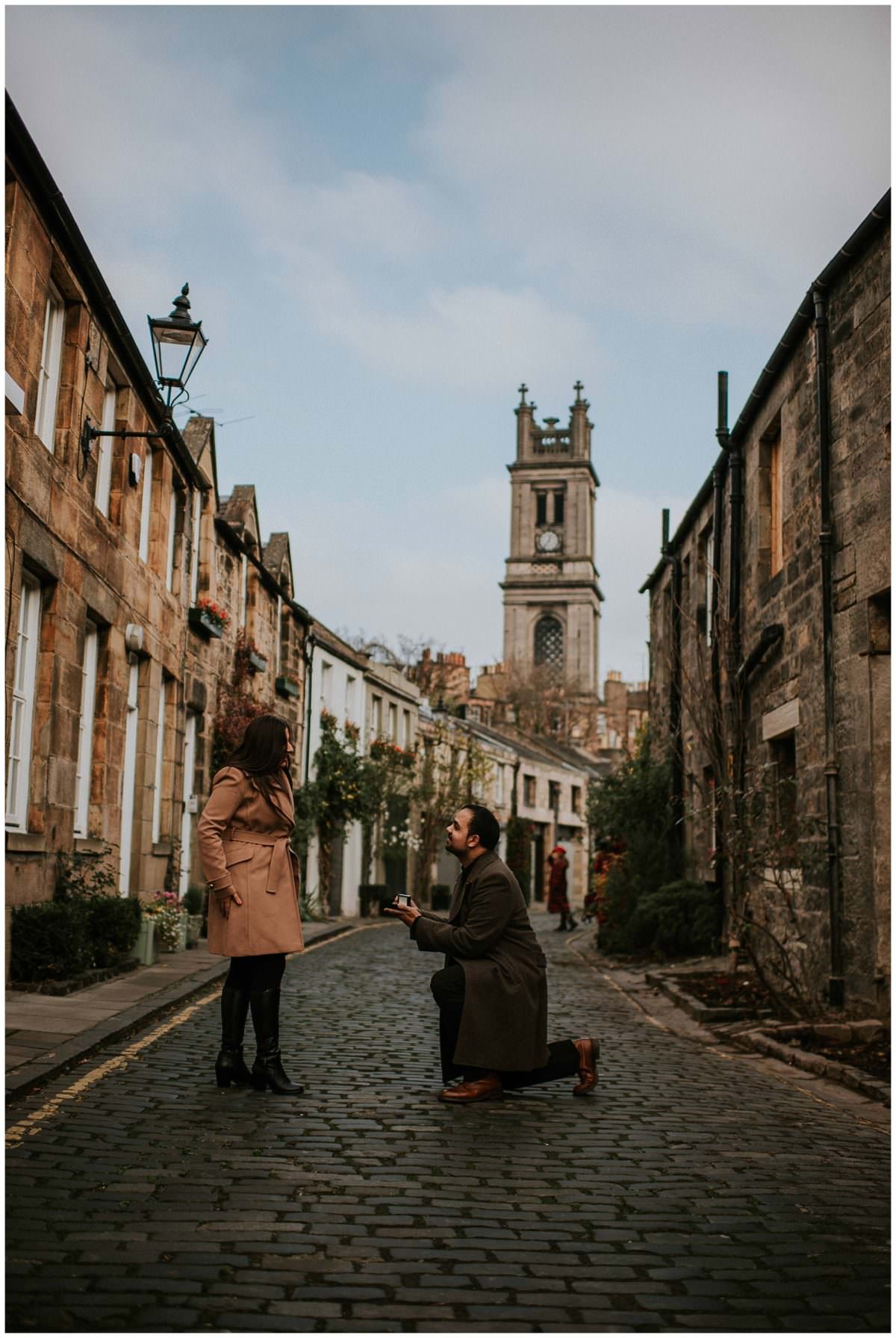 Secret proposal in Edinburgh Scotland - Edinburgh photographer