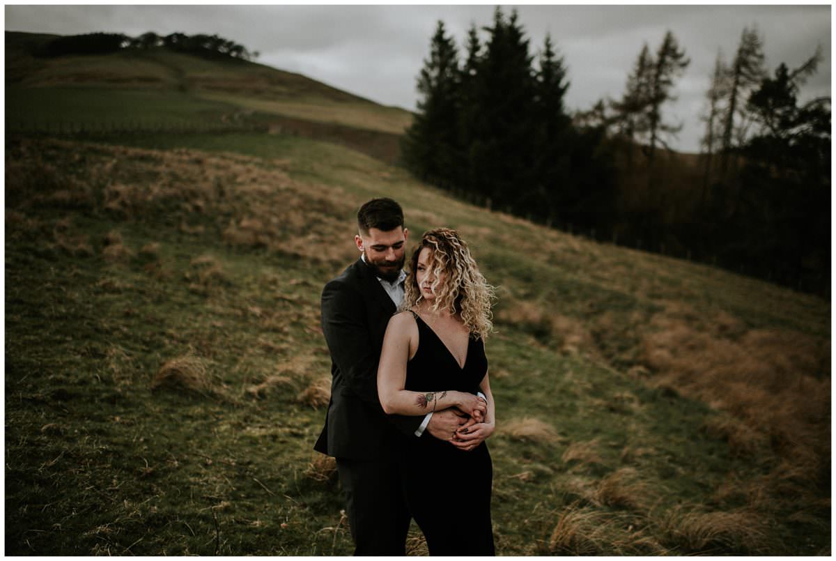 Intimate elopement in Pentland Hills - Scotland, Edinburgh
