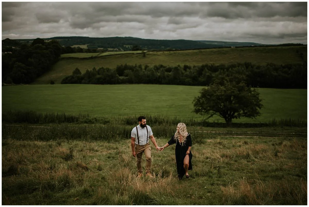Peak District engagement photoshoot - Edinburgh photographer