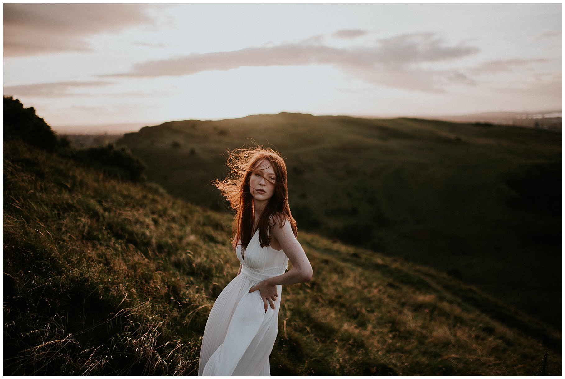 Portrait photoshoot in Holyrood Park | Edinburgh portrait photographer ...