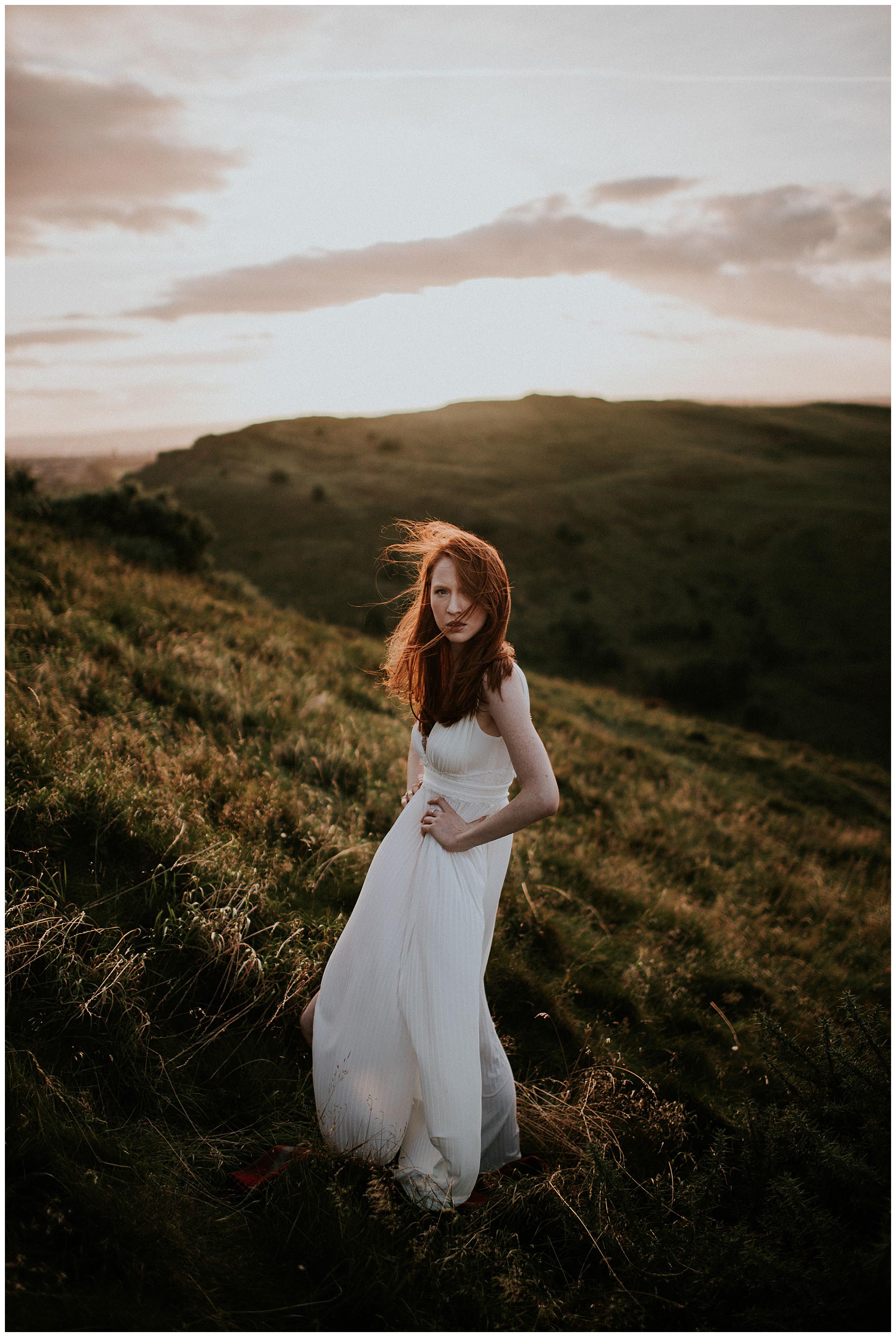 Portrait photoshoot in Holyrood Park | Edinburgh portrait photographer ...