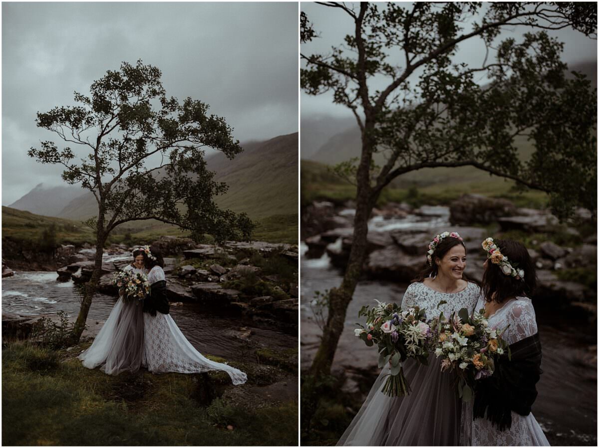 Lesbian wedding in Scotland - Scotland elopement photographer