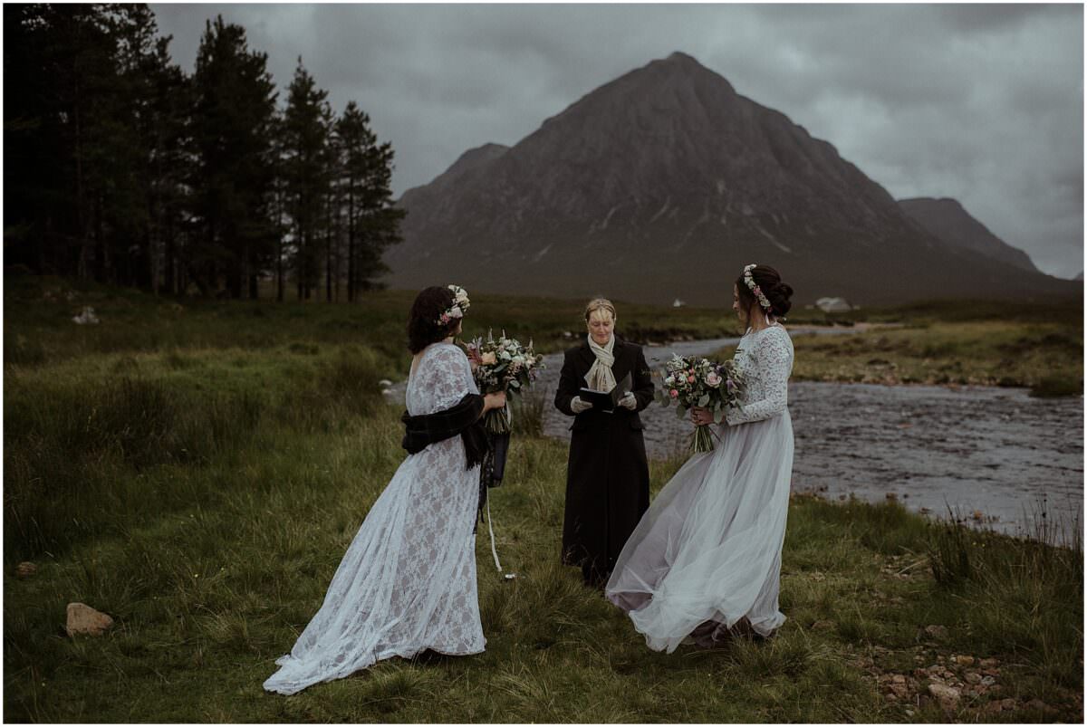 Scottish highlands same-sex elopement - Scotland elopement photographer