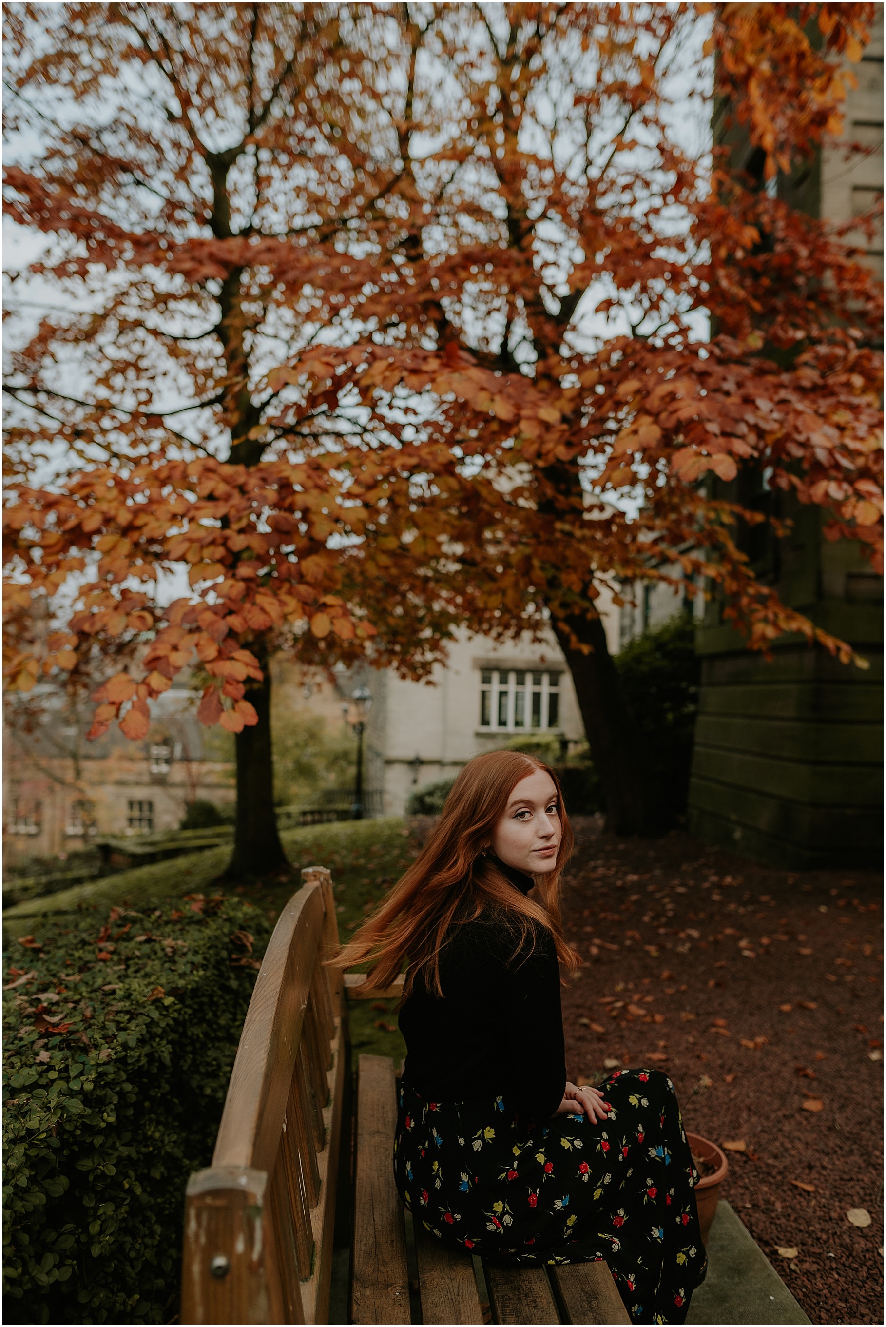 Edinburgh autumn portrait photoshoot | Scotland portrait photographer ...