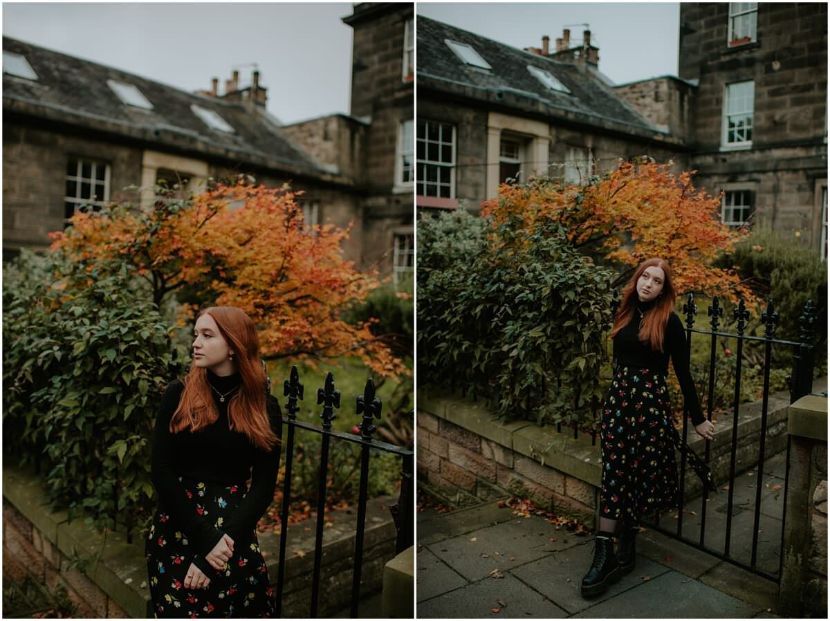Autumn portrait photoshoot Scotland - Edinburgh portrait photographer