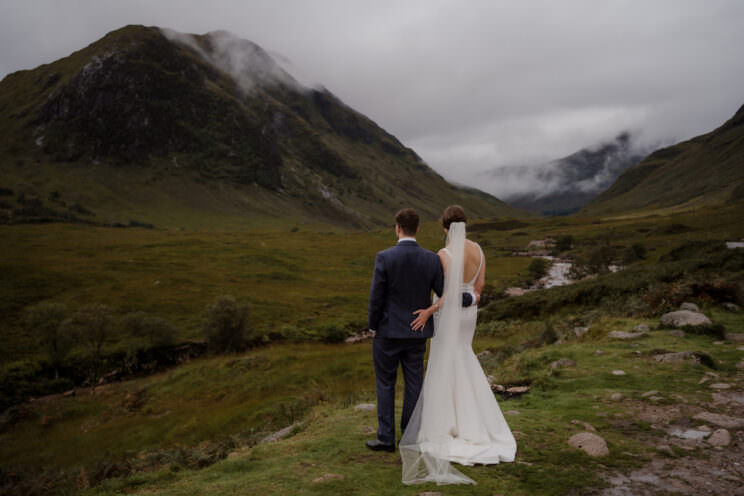 Dalness Estate wedding in Glen Etive - Dalness Lodge wedding elopement photographer