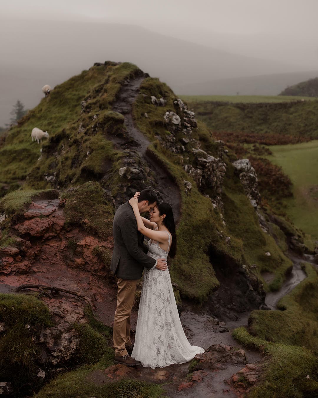 vow renewal isle of skye fairy glen