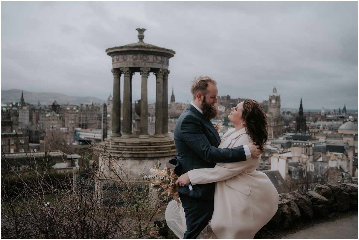 Calton Hill elopement in Edinburgh - City Chambers Edinburgh elopement