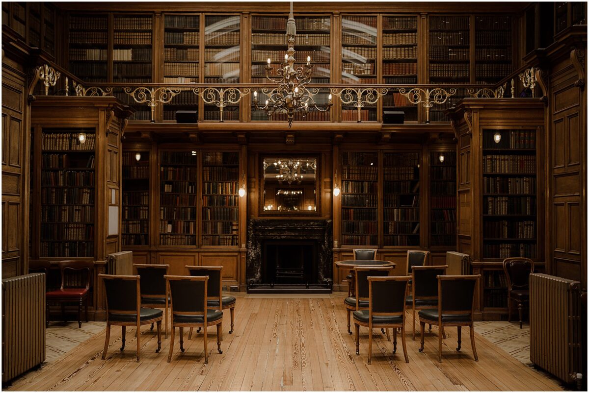 New Library wedding ceremony set-up