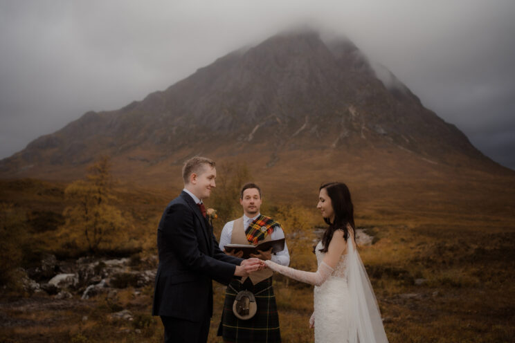 Buachaille Etive Mòr elopement in Glencoe, Scotland