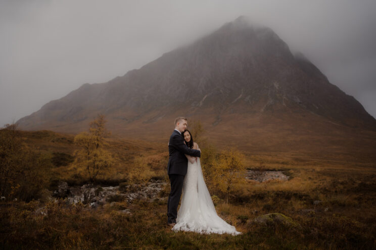Misty elopement wedding in Glencoe, Scotland - Glencoe elopement photographer - best time to elope in Scotland