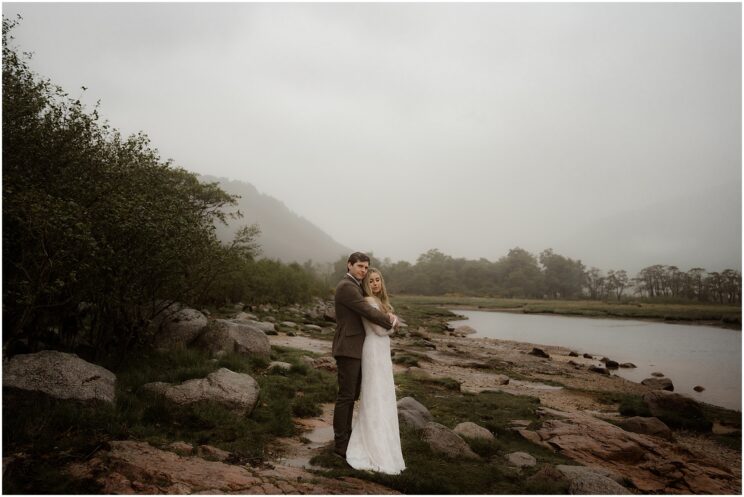 Romantic Scottish highlands elopement - Glencoe elopement photographer