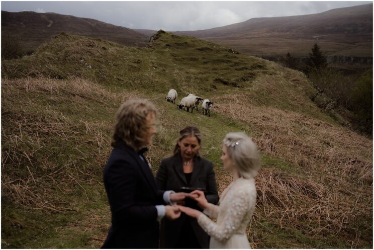 Isle of Skye elopement in Fairy Glen - Isle of Skye wedding photographer