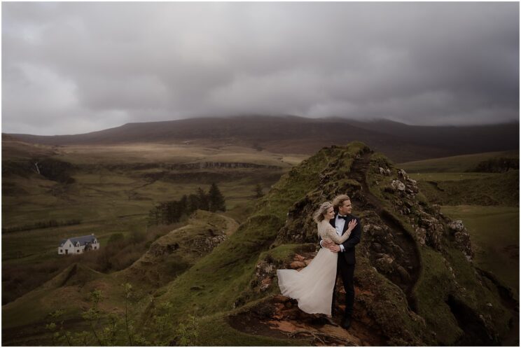 Isle of Skye elopement in Fairy Glen - Isle of Skye wedding photographer