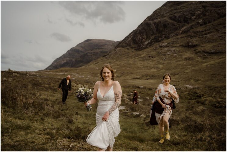Glencoe Valley elopement in the Scottish highlands - Scotland elopement photographer