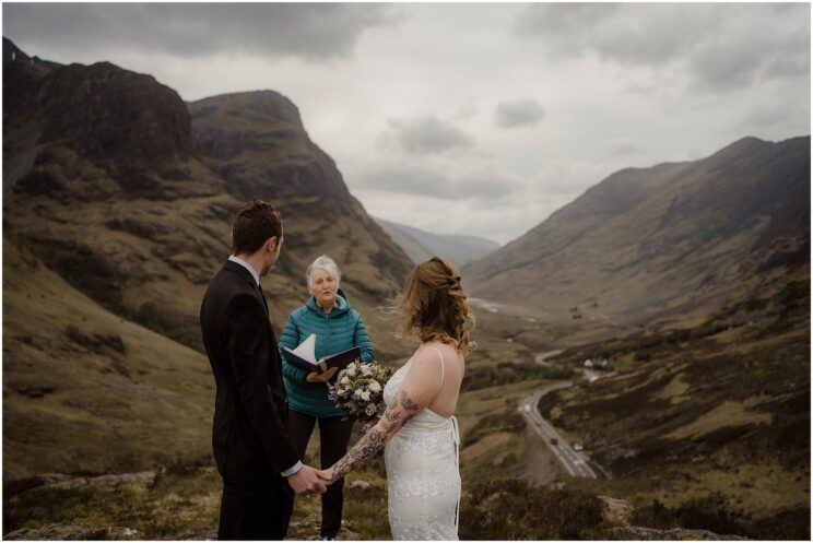 Glencoe Valley elopement in the Scottish highlands - Scotland elopement photographer