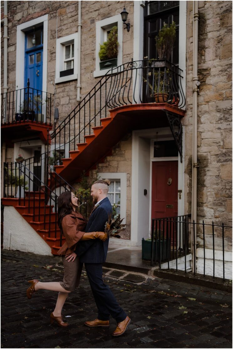 Vintage, Harry Potter inspired Edinburgh elopement - wedding photographer Edinburgh
