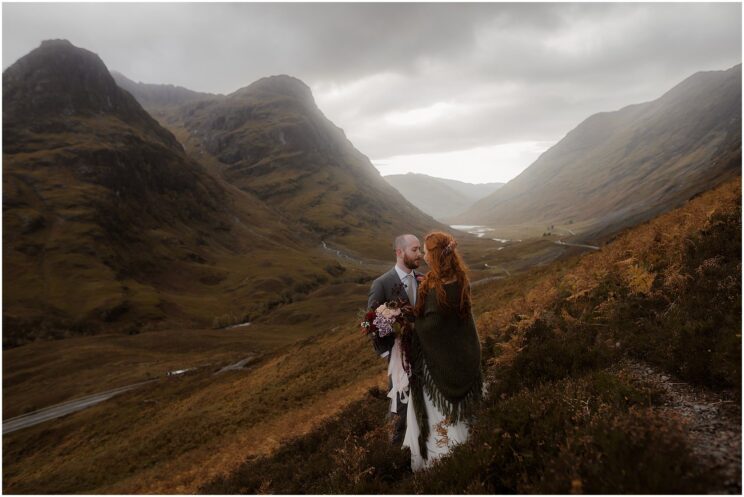 Kilchurn Castle elopement in Scotland - Scotland elopement photographer