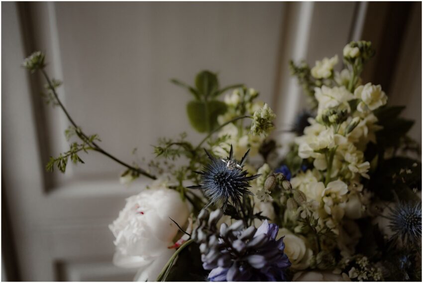 Bridal bouquet - pre-wedding getting ready photos 