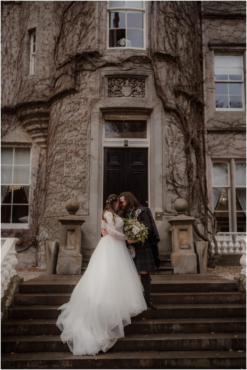 Photoshoot at Carlworie Castle wedding venue