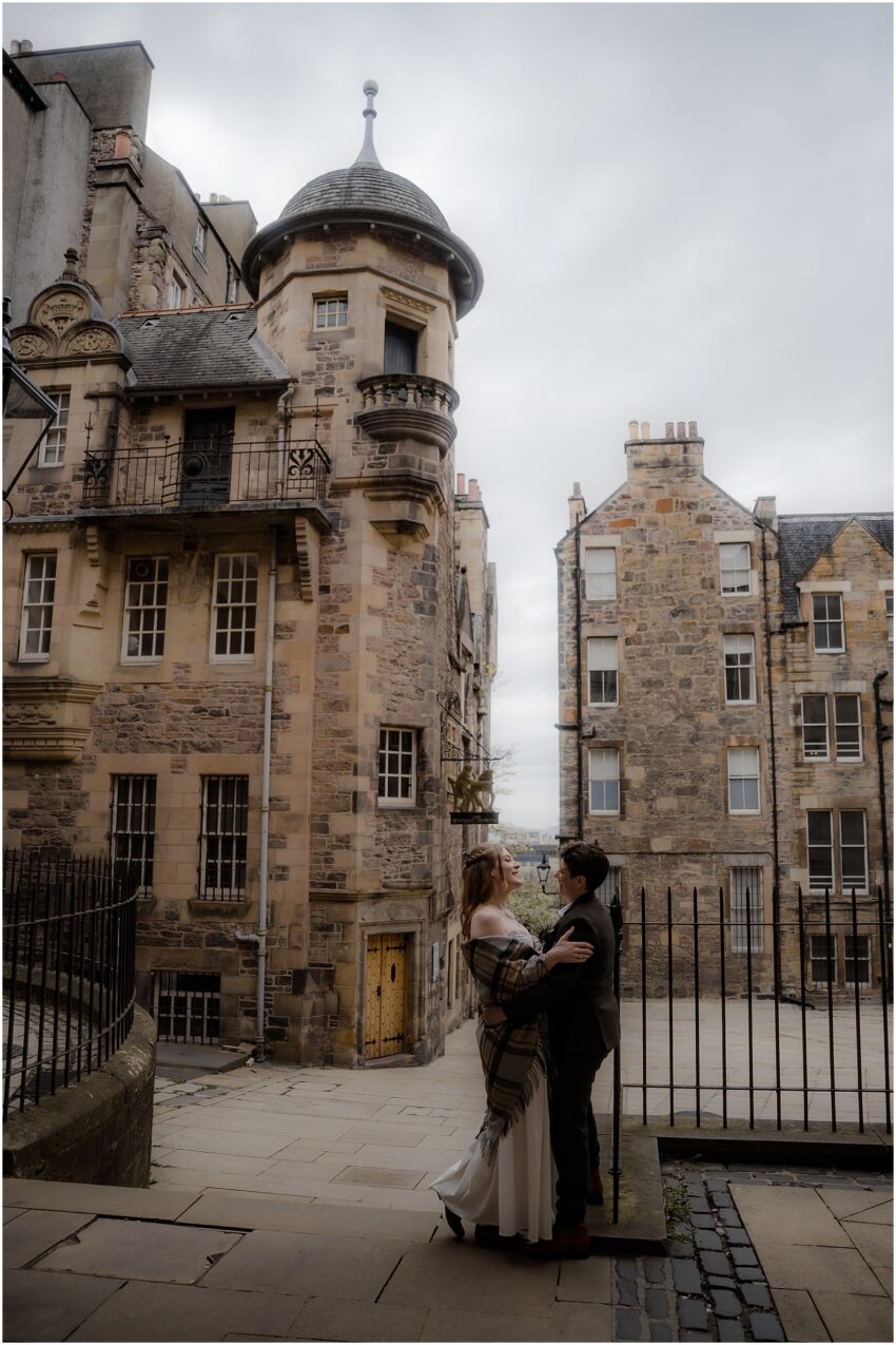 LGBT elopement in Edinburgh Old town