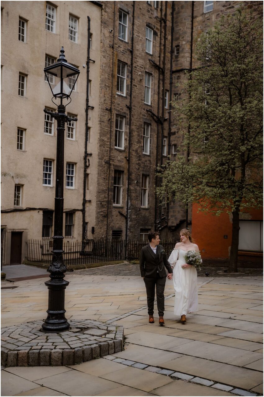 LGBT elopement in Edinburgh Old town