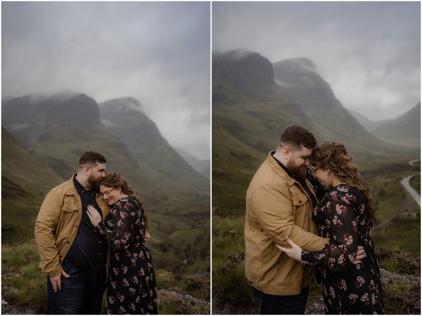 Couple photoshoot in the Scottish highlands - engagement photos in Scotland