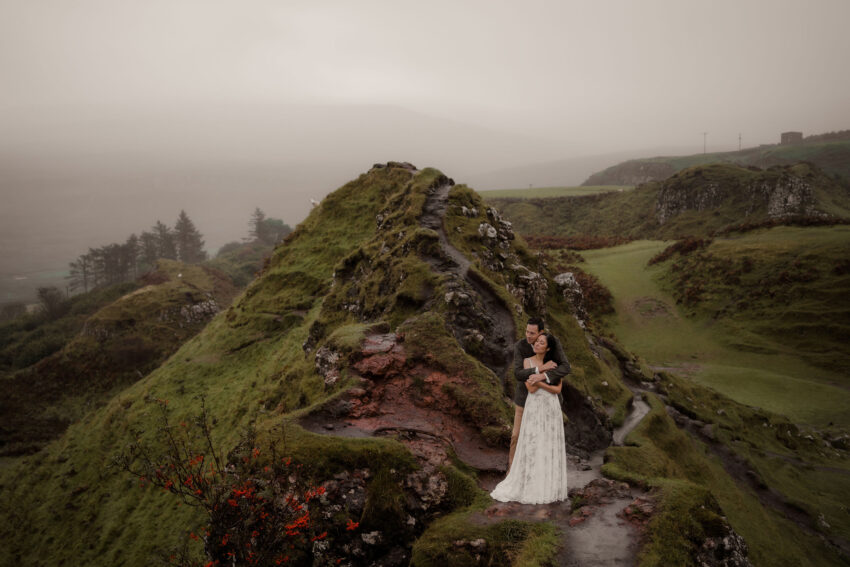 Elopement ceremony in Fairy Glen, Isle of Skye - Isle of Skye Elopement Planning Guide