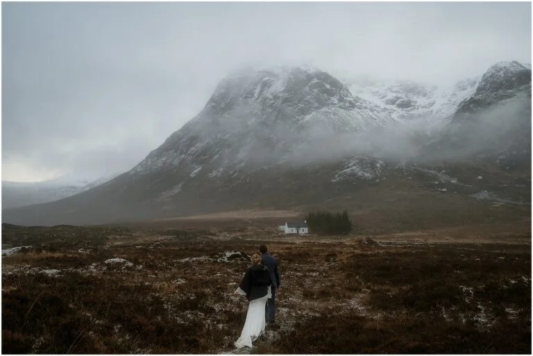 winter mountain elopement glencoe 26