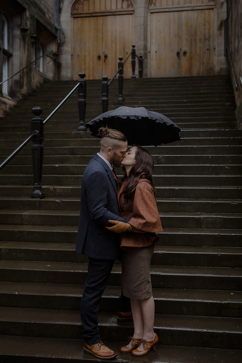 harry potter themed elopement wedding edinburgh