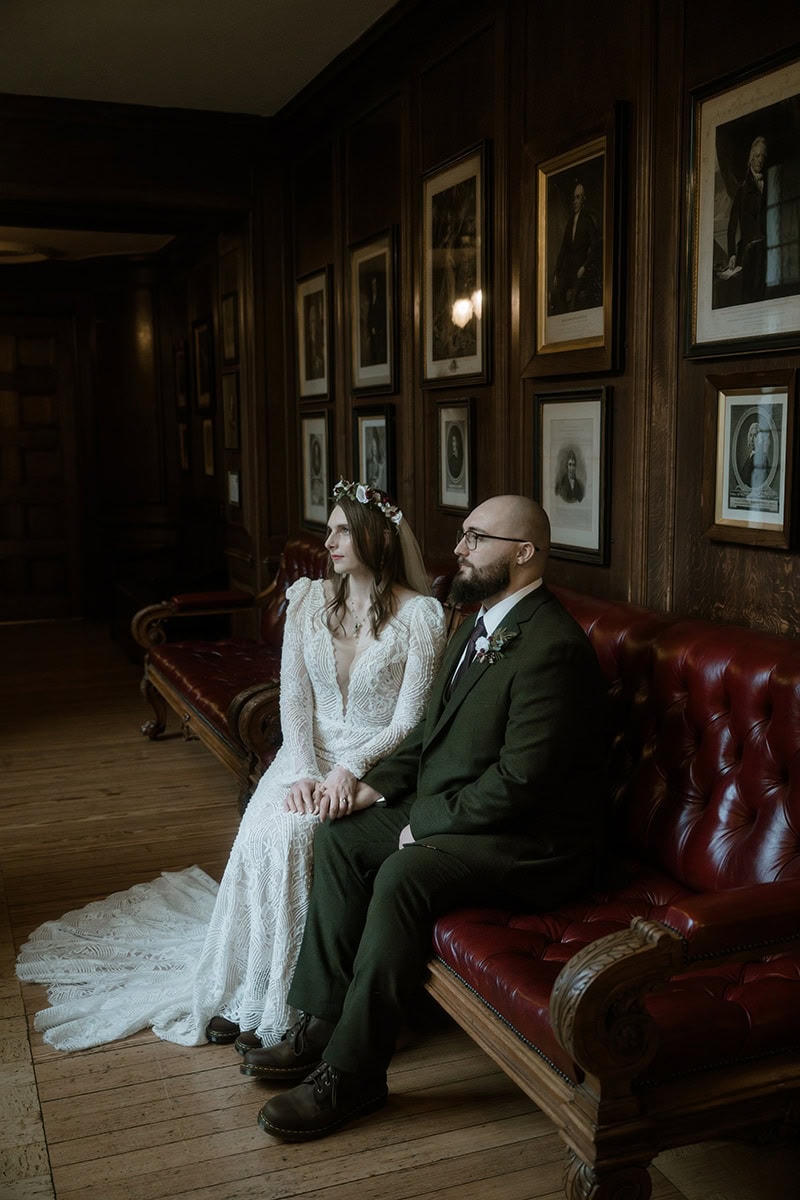 kathryn jacob winter new library elopement scotland